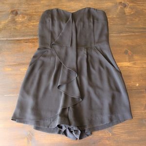 Express // Black Strapless Romper